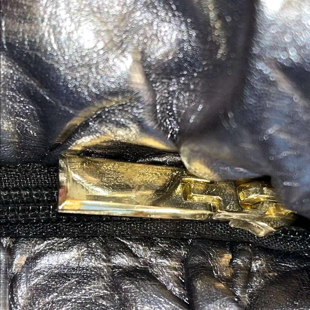 La Guantalia de Firenze Guanti & Borse Silver Italian Leather Shoulder Bag - Picture 7 of 9